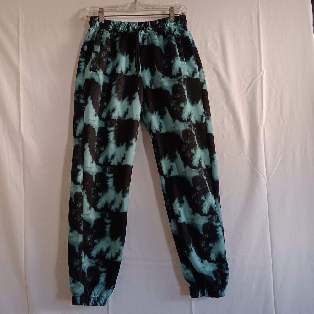 WeSC Tie Dye Jogger Women Size M Mens Size Sm Blue Black Streetwear Pants